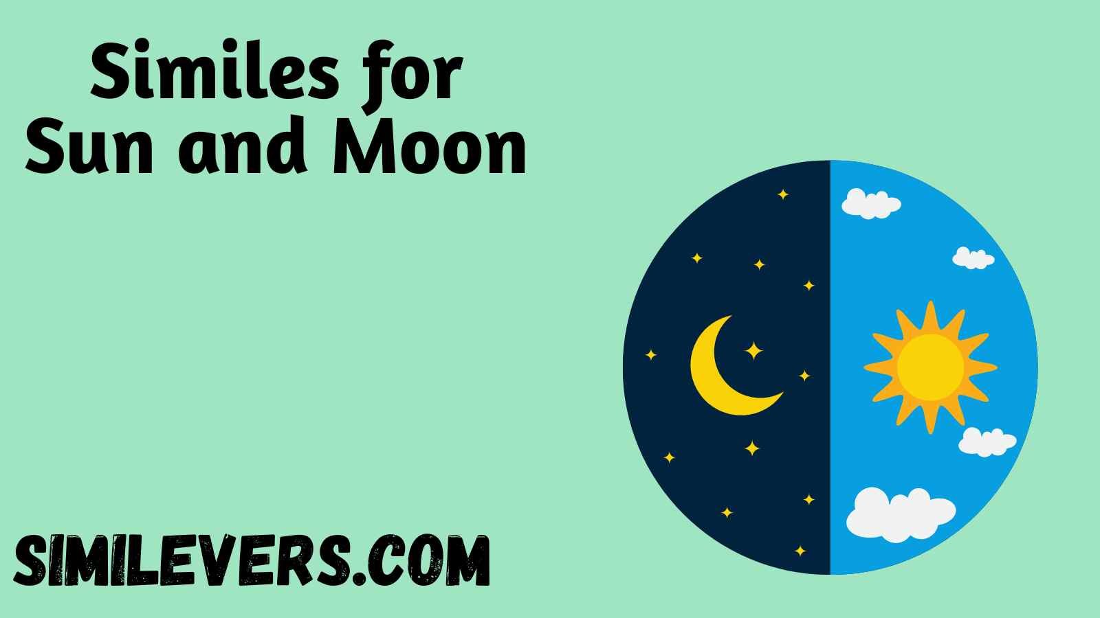 Similes for Sun and Moon